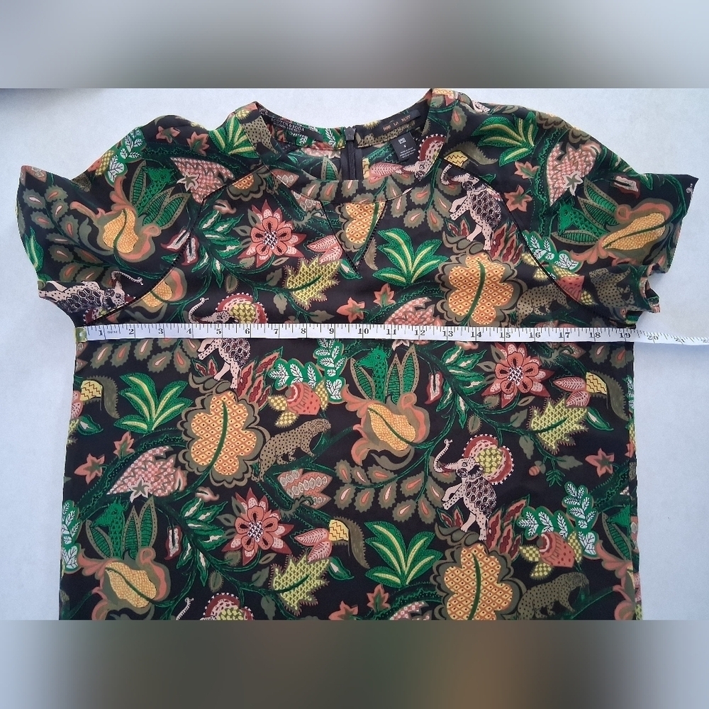 Scotch & Soda (Dans La Nuit)/ Colorful Jungle Print Blouse/ Size US S - Picture 16 of 17